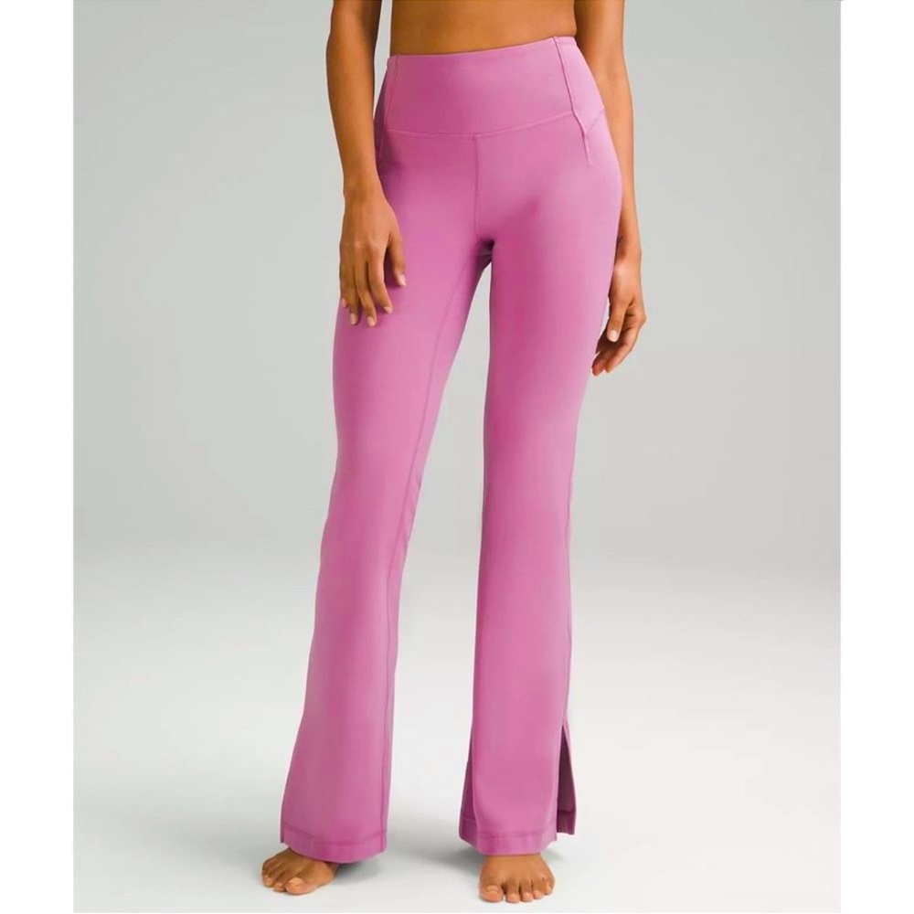 lululemon athletica Pink Flare Leggings
